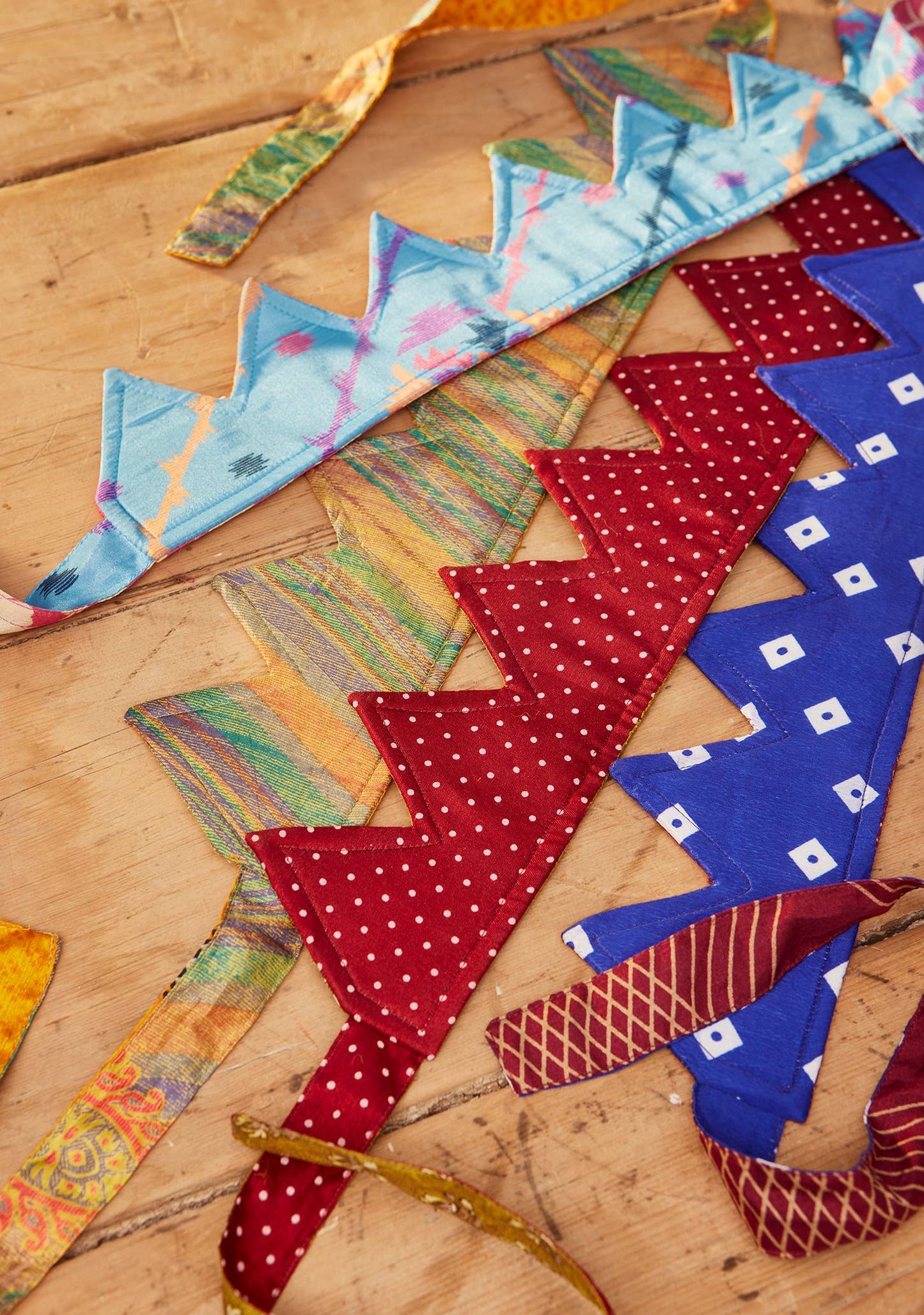 Recycled Sari Party Hat Crown