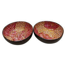 Load image into Gallery viewer, Hand-Painted Coconut Bowls - One Bowl
