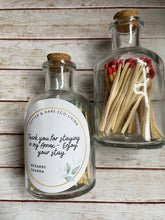 Load image into Gallery viewer, Luxury Glass Jar of Long Matches 11cm x 5.5cm
