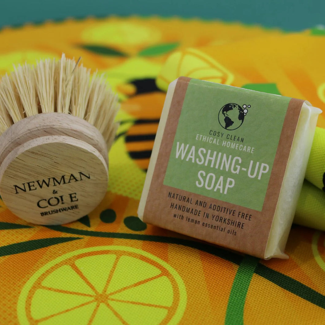 WASHING - UP SOAP BAR WITH LEMON ESSENTIAL OIL - Damaged Packaging