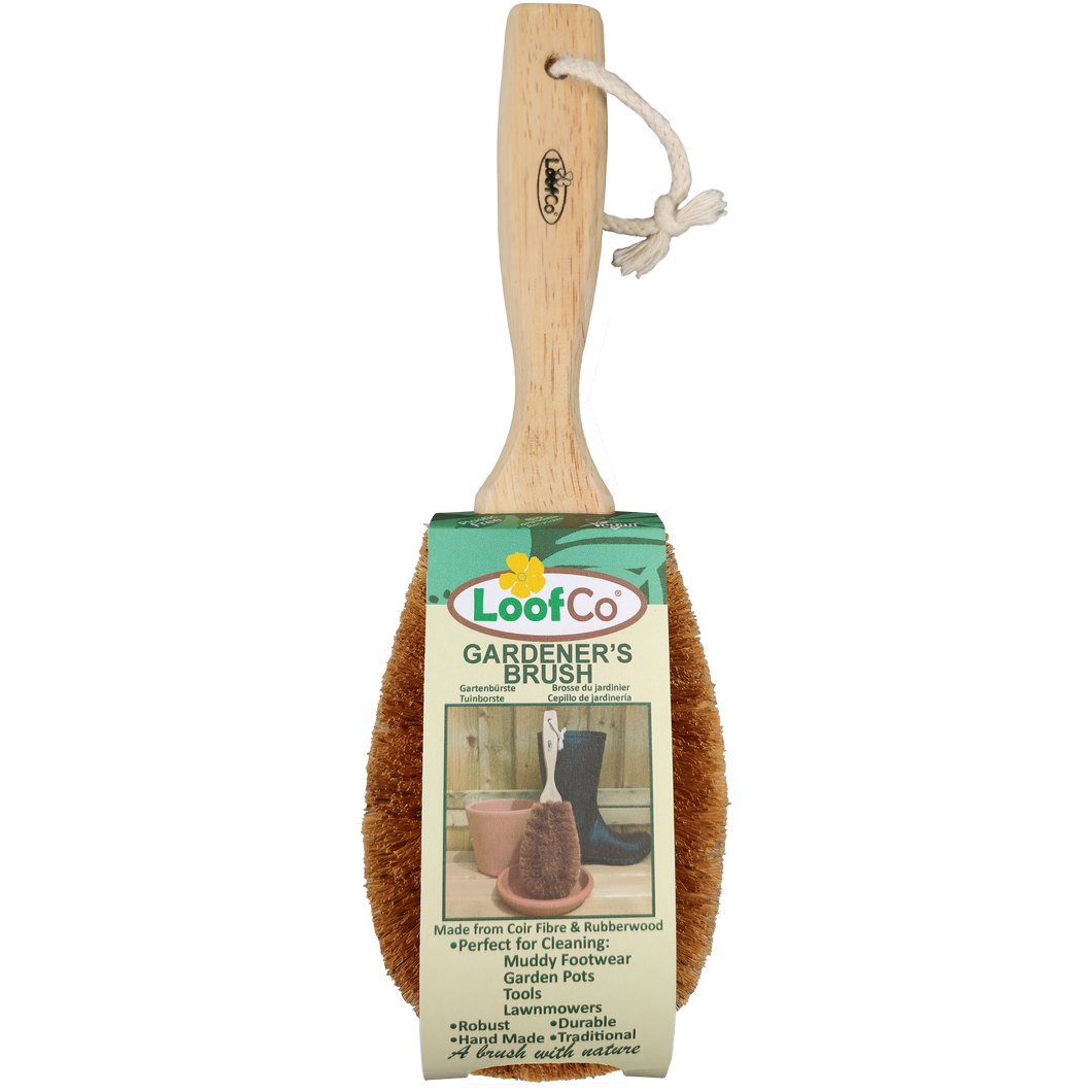 LoofCo - Gardener's Boot Brush | Coconut Fibre & Rubberwood - Packaging Missing