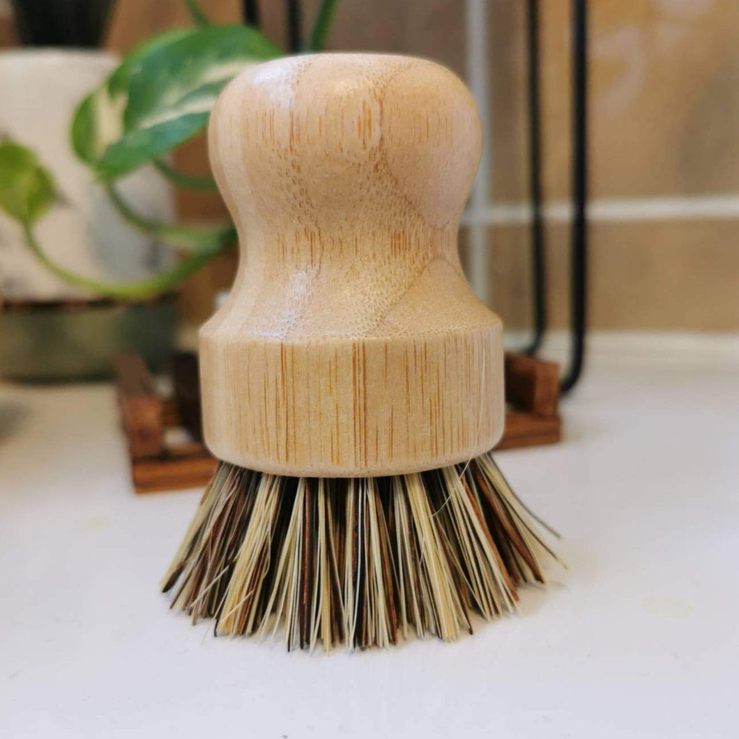 Bamboo Dishwashing Pot Brush