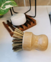 Load image into Gallery viewer, Bamboo Dishwashing Pot Brush
