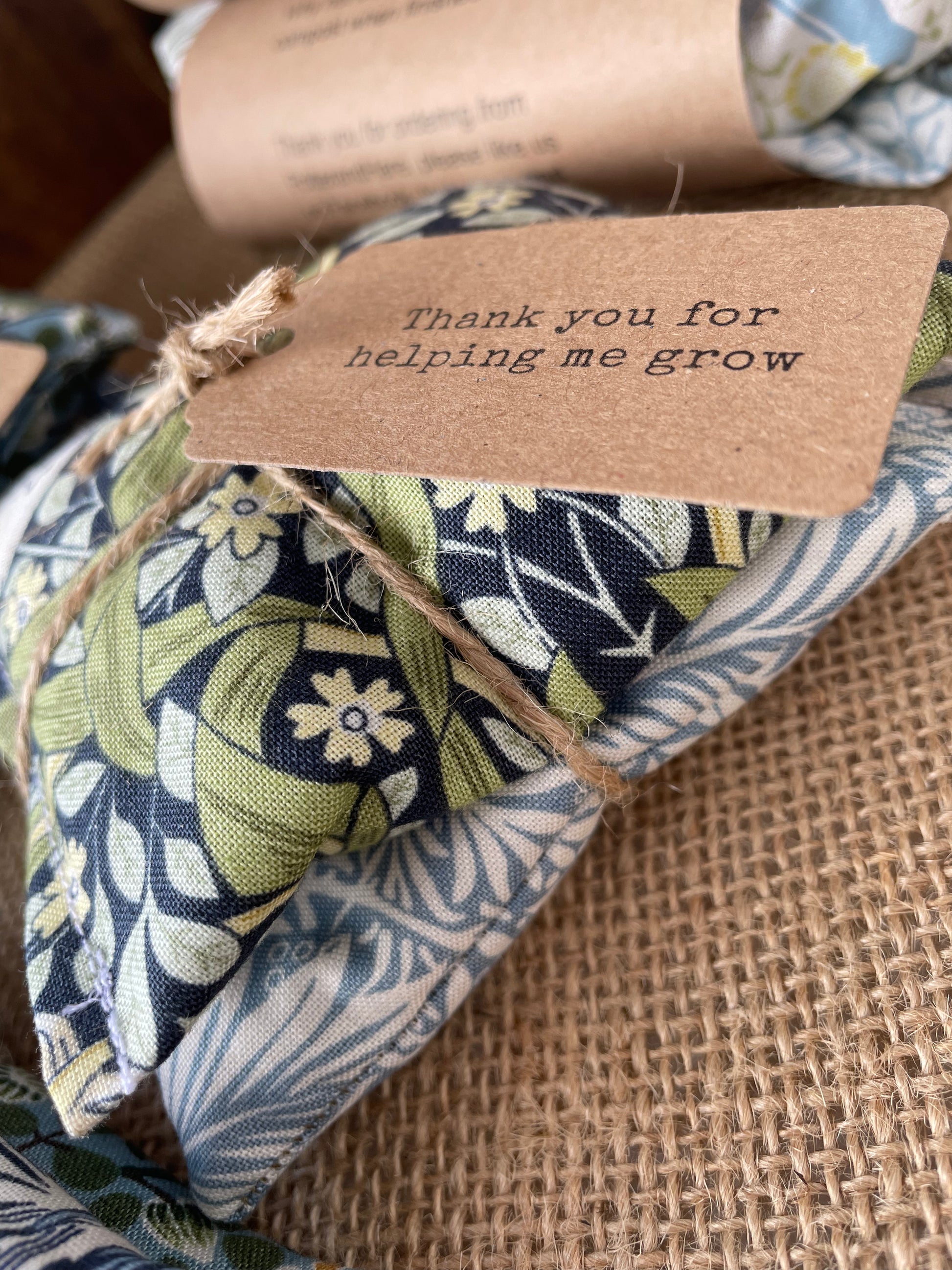 William Morris Lavender Bags Handmade in UK | Eco Air Freshener and Drawer Scents
